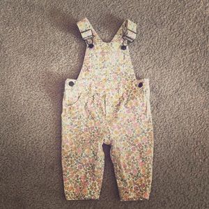 Carters 6mo Flower Overalls